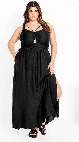 City Chic CITYCHIC|Women'sPlusSizeImanDress-black-24W