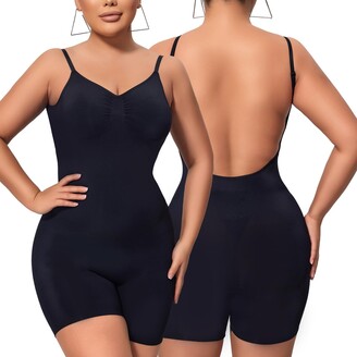 Backless Body Shaper For Women Plus Size Shapewear Thong Invisible Faja  With Built-in Bra For Backless Dresses Wedding Dresses (Color : Skin color,  Size : M) : : Fashion