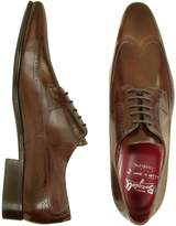 Thumbnail for your product : Fratelli Borgioli Handmade Brown Italian Leather Wingtip Dress Shoes