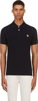 Thumbnail for your product : Paul Smith Navy Organic Cotton Zebra Polo
