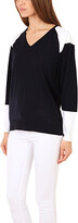 Thumbnail for your product : 3.1 Phillip Lim Women's Colorblock V Neck Pullover