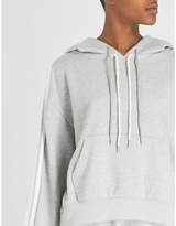 Thumbnail for your product : Sjyp Striped-detail jersey hoody