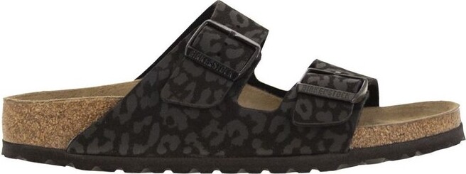 Birkenstock Arizona Leopard Printed Sandals