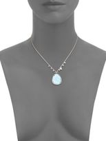 Thumbnail for your product : Meira T Larimar, Diamond & 14K Rose Gold Necklace