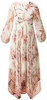 Thumbnail for your product : Zimmermann Corsage Orchid Print Pleated Midi Dress - Womens - Pink Print