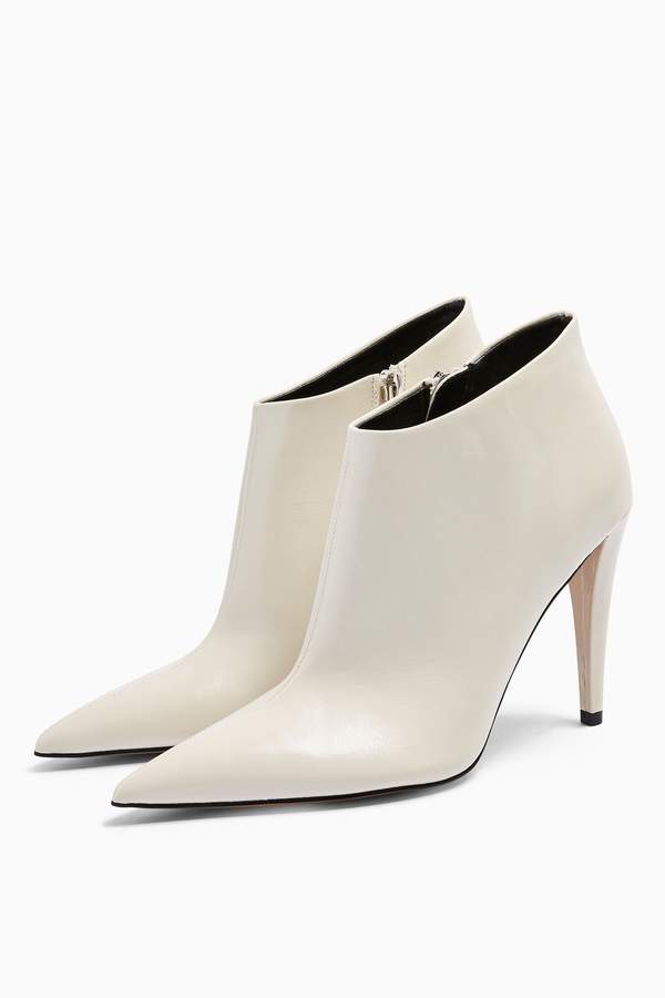 Topshop HARLOW White Point Boots - ShopStyle