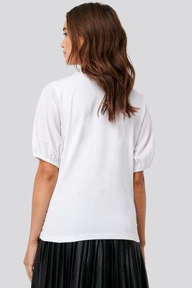 NA-KD Oversized Detailed Sleeve Top