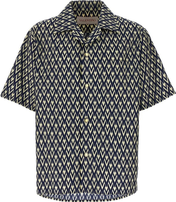 Valentino Garavani Short-Sleeved Button-Up Shirt