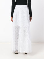 Thumbnail for your product : Oscar de la Renta lace A-line maxi skirt