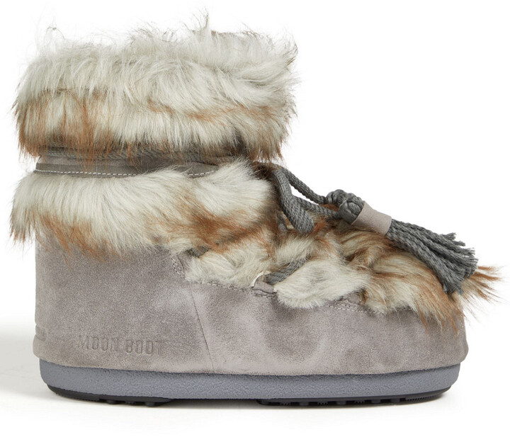 fur lined moon boots