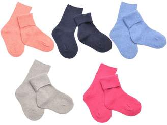 bmeigo Infant Girl Boys High Stockings Crew Socks Wool for 1-3 Years Old Kids
