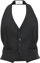 Pocketed Button-Up Vest 