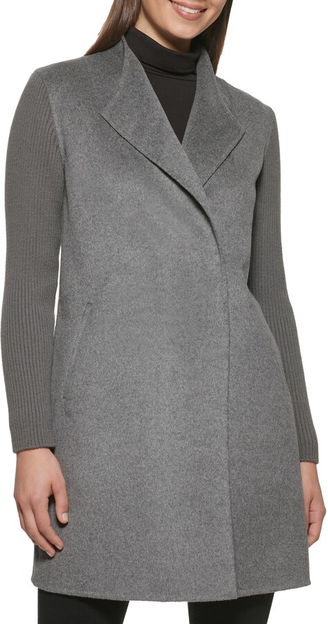 kenneth cole double face coat