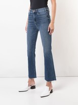 Thumbnail for your product : Mother Hustler Ankle-Fray Jeans
