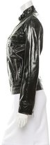 Thumbnail for your product : Dolce & Gabbana Patent Leather Moto Jacket