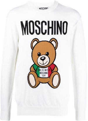mens moschino teddy bear sweatshirt