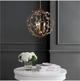 Thumbnail for your product : Jonathan Y Designs Isabelle 20In Adjustable Metal Glass Led Pendant