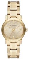 Thumbnail for your product : Burberry City Goldtone Stainless Steel Bracelet Watch/34MM