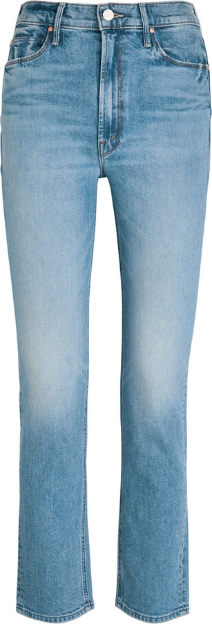 Mother The Dazzler Flood Slim Straight-leg Jeans