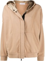 Thumbnail for your product : Brunello Cucinelli Hooded Bomber Jacket
