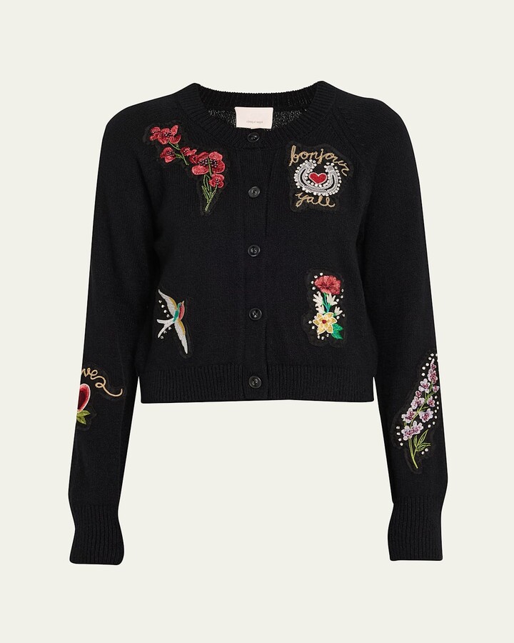 Cinq à Sept Millie Embroidered Western Amour Cardigan