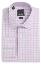 Thumbnail for your product : David Donahue Men's Trim Fit Check Dress Shirt