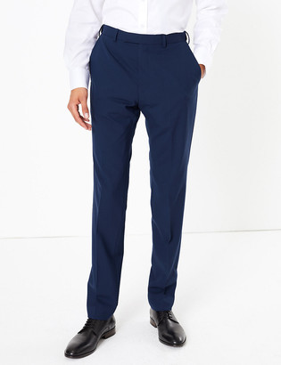 Marks and Spencer The Ultimate Big & Tall Blue Skinny Fit Trousers
