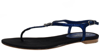 chanel cc thong sandals