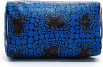 Louis Vuitton Blue Monogram Canvas Yayoi Kusama Pumpkin Dots Zippy Wallet  Louis Vuitton