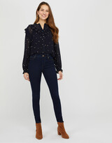 Thumbnail for your product : Monsoon Nadine Dark Rinse Skinny Jeans with Organic Cotton Blue