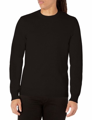 Theory mens Mens solid Cashmere hilles Crew X Pullover Sweater