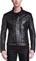 Thumbnail for your product : Belstaff Weybridge Hand-waxed Leather Bomber Jacket