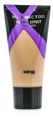 Max Factor NEW Smooth Effect Foundation (#60 Sand) 30ml/1oz Womens Makeup