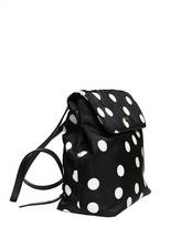 Thumbnail for your product : Dolce & Gabbana Dots Print Nylon & Leather Backpack
