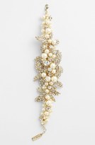 Thumbnail for your product : Nina 'Hallie' Faux Pearl & Crystal Bracelet