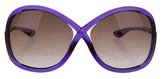 Thumbnail for your product : Tom Ford Whitney Oversize Sunglasses