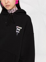 Thumbnail for your product : Ireneisgood Text-Print Pullover Hoodie