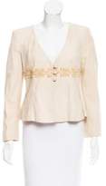 Thumbnail for your product : Valentino Embellished Suede Jacket