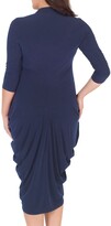 Thumbnail for your product : Chesca Notch Neck Jersey Dress, Riviera