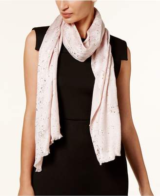 INC International Concepts Metallic-Print Wrap & Scarf in One, Created for Macy's