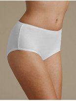 Thumbnail for your product : M&S Collection 4 Pack Pure Cotton Midi Knickers
