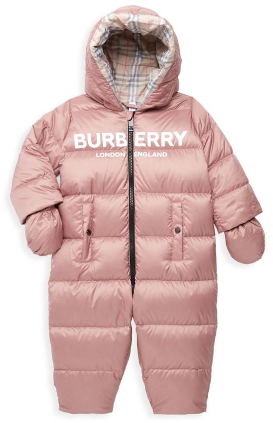 burberry baby snowsuit