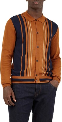 button through polo shirt