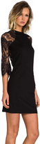Thumbnail for your product : BB Dakota Princeton Ponte Dress w/ Lace Sleeves