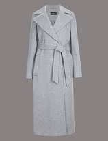 Thumbnail for your product : Marks and Spencer Wool Rich Wrap Coat