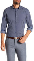 Thumbnail for your product : Ganesh Geo Print Modern Fit Spread Collar Shirt