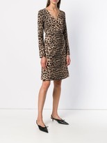 Thumbnail for your product : P.A.R.O.S.H. Leopard Printed Dress