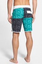 Thumbnail for your product : RVCA 'Distressed Pixel' Board Shorts