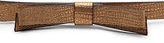 Thumbnail for your product : Kate Spade Lizard-Embossed Skinny Leather Bow Belt