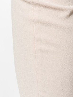 D-Exterior Plain Slim-Fit Trousers